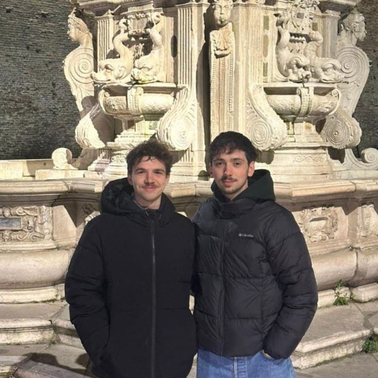 Elia Zavatta and Patrick Battistini, founders of Vita Romagna